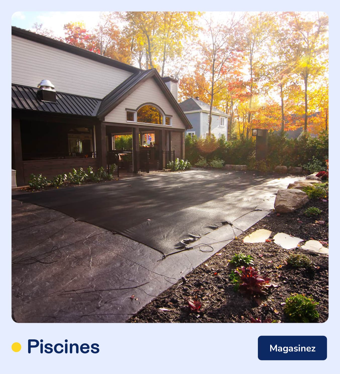 Fermeture de piscine