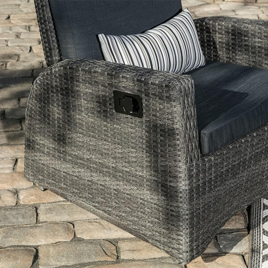 Fauteuil club inclinable et oscillant Royale