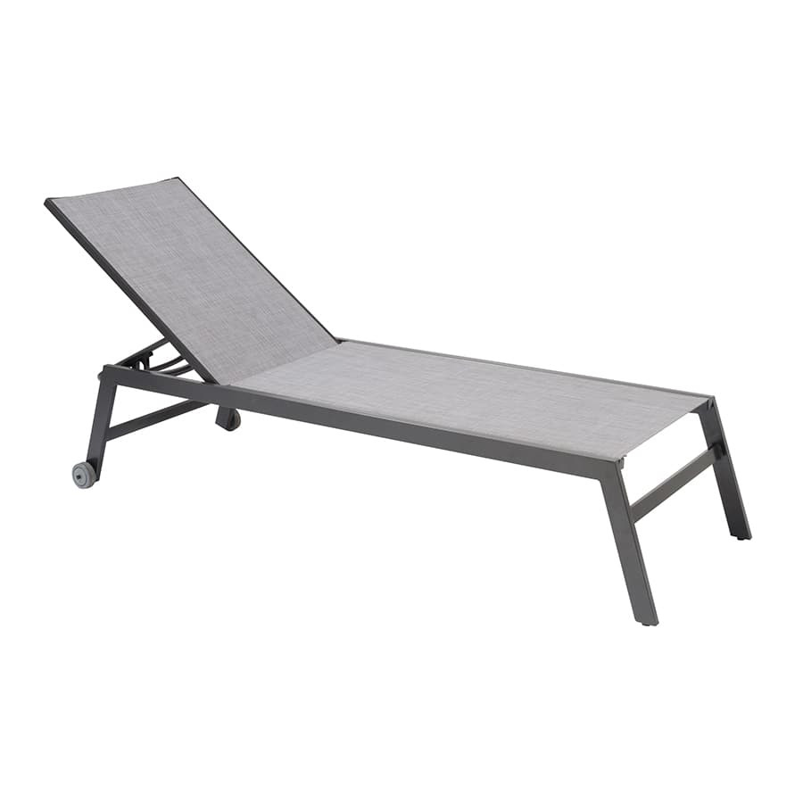 Bali lounge chair Light grey Club Piscine Super Fitness
