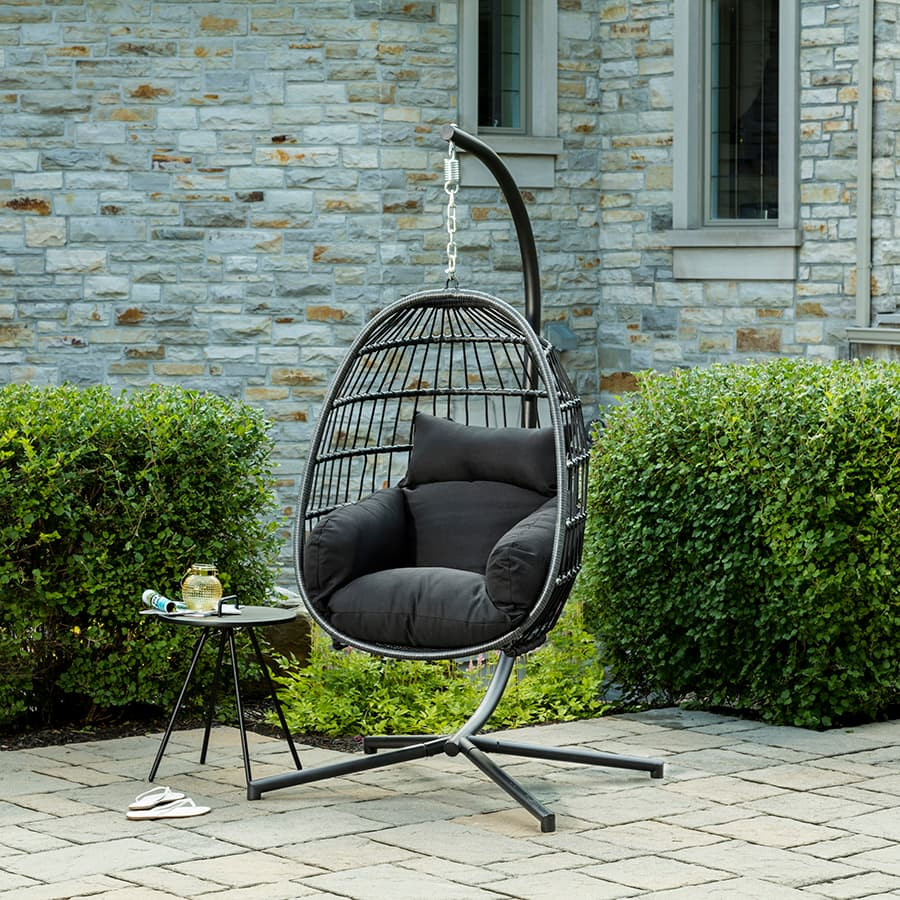 Chaise suspendue St-Raphael - Noir