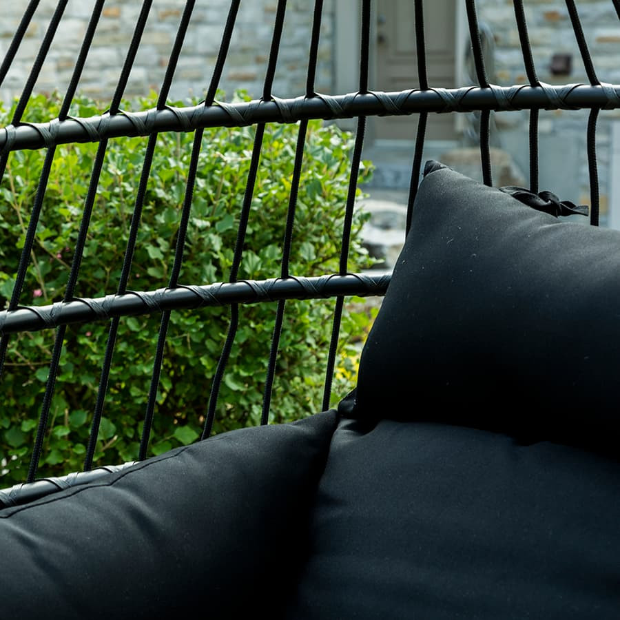 Chaise suspendue St-Raphael - Noir