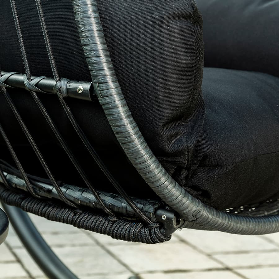 Chaise suspendue St-Raphael - Noir