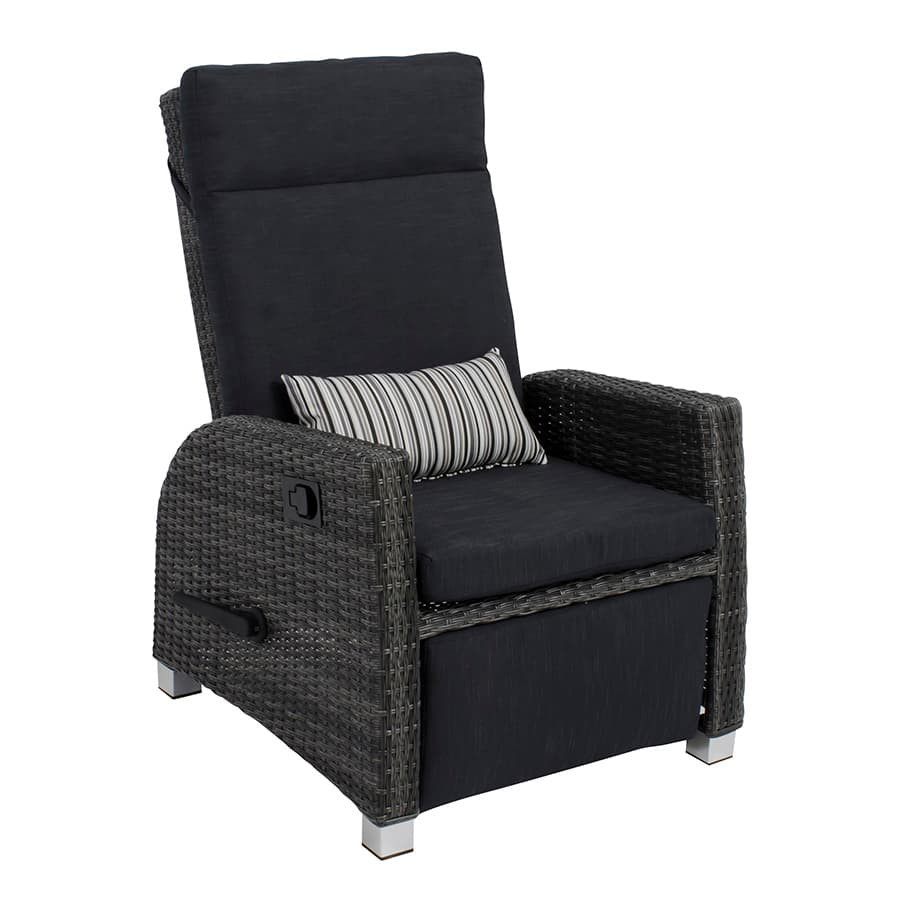 Fauteuil club inclinable Royale avec appui-pieds