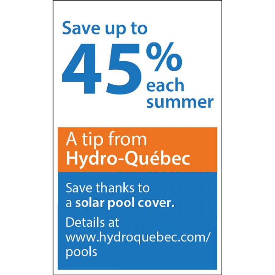 7mm blue solar blanket - 10' x 10'