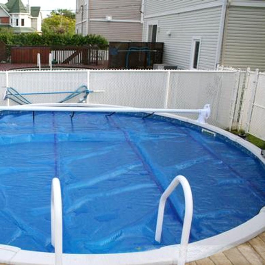 Toile De Piscine 24 Pieds Club Piscine Toile solaire bleue 7mm pour piscine hors terre ou creusée - 24' x 44' | Club  Piscine Super Fitness