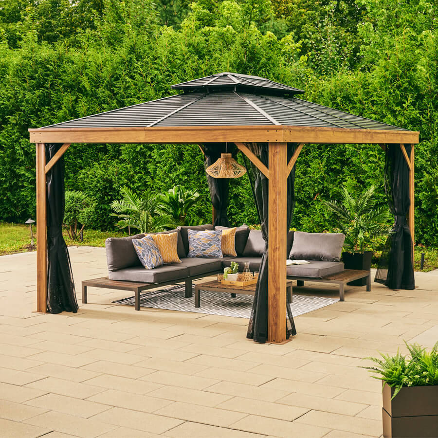 Gazebo Axel 10' x 12' - Naturel