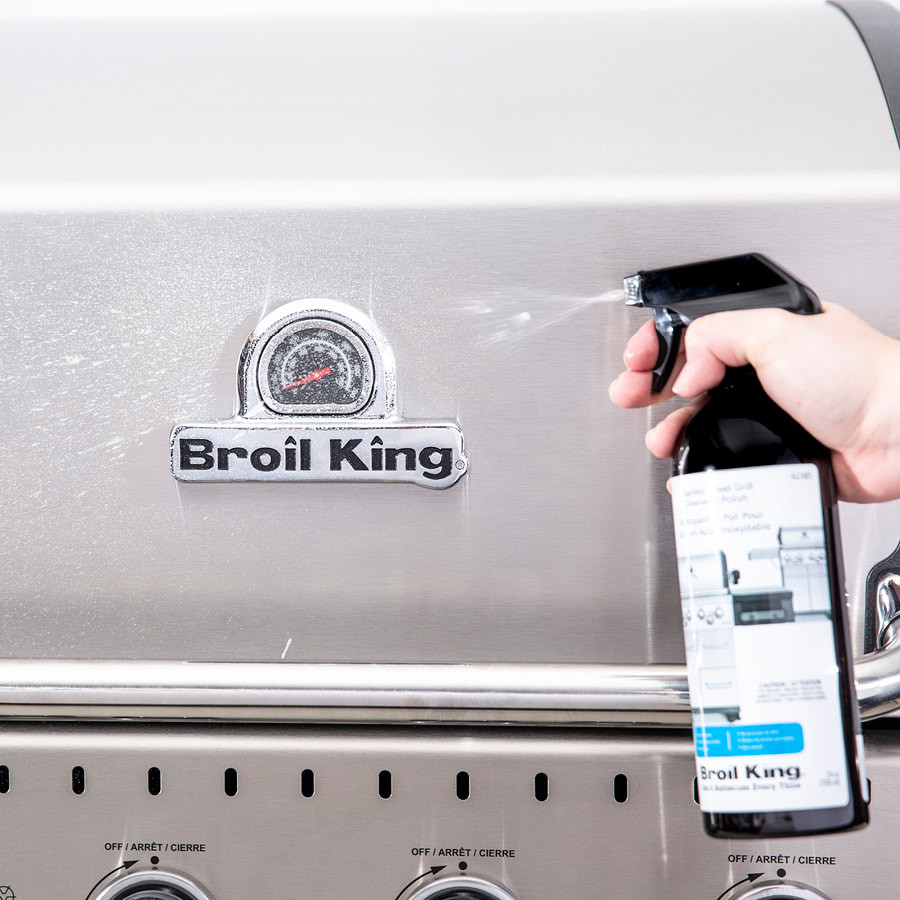 Stainless steel grill cleaner and polish