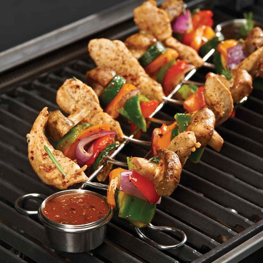 Support pour brochettes de présentation