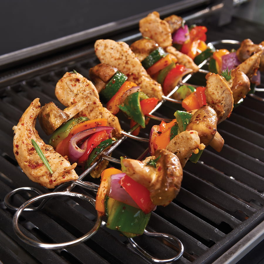 Support pour brochettes de présentation