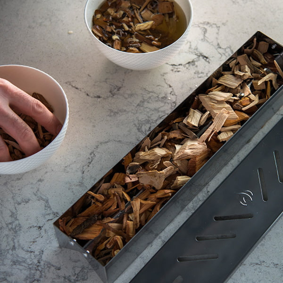 Boîtier à copeaux de bois