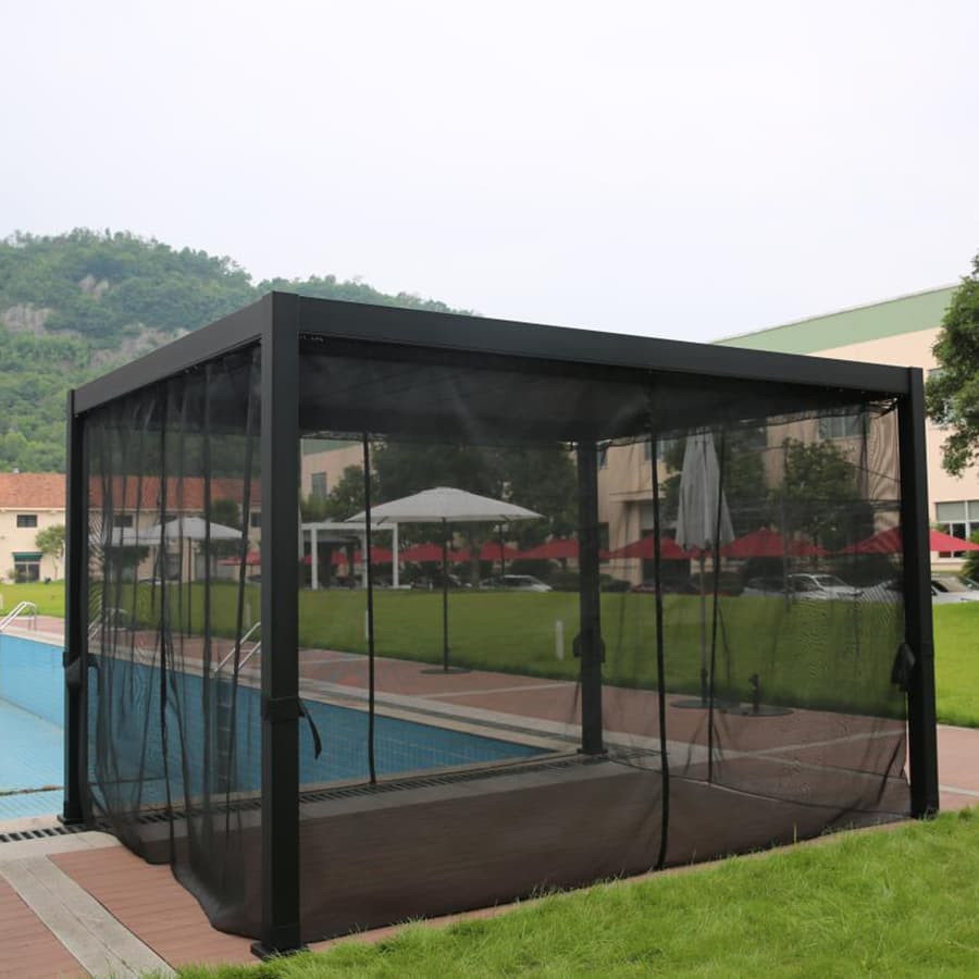 Moustiquaire pour pergola Mirador - Noir