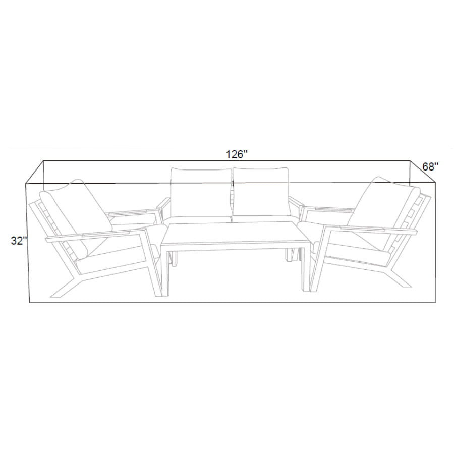 Housse de protection pour ensemble conversation - 126