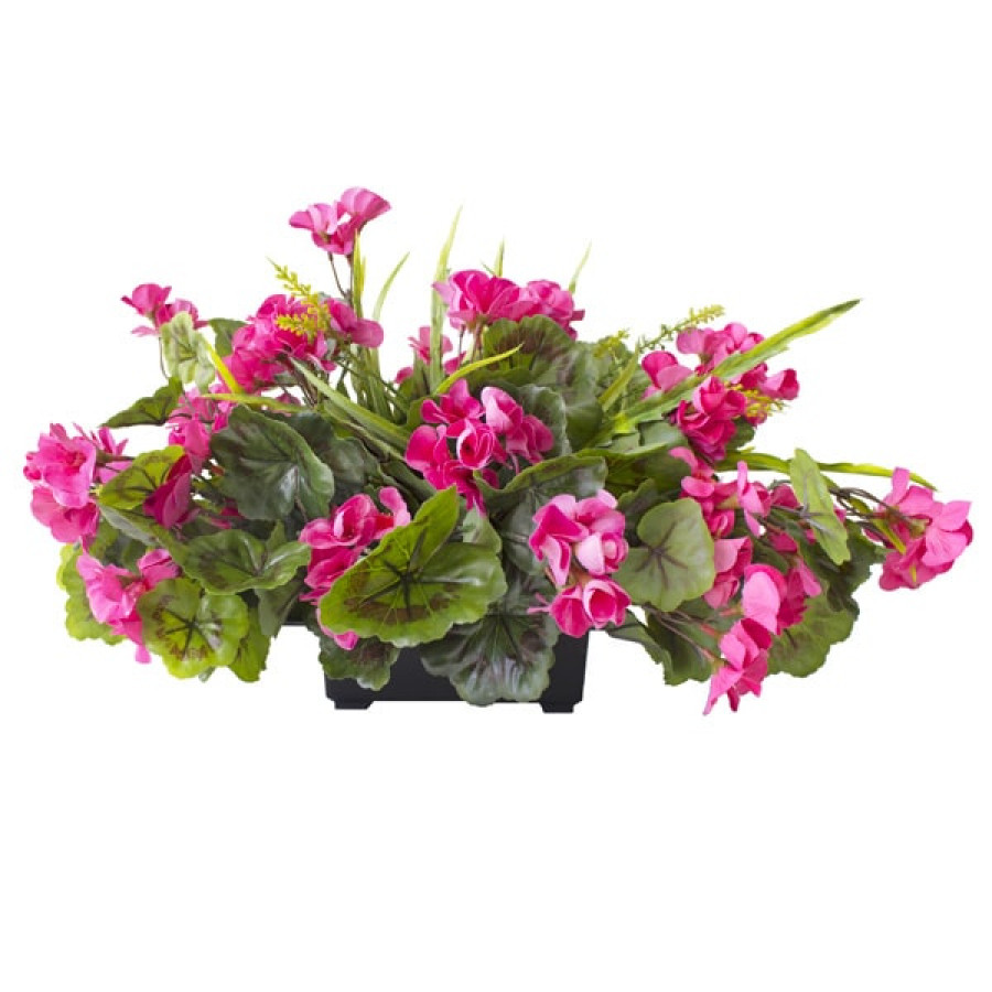 Artificial flowers centerpieces - Pink Geranium | Club Piscine Super ...