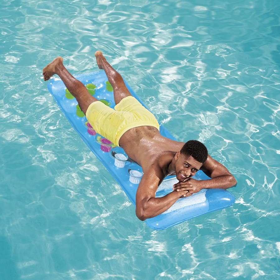 Matelas gonflable avec fenêtre transparente - 3 couleurs assortis 74