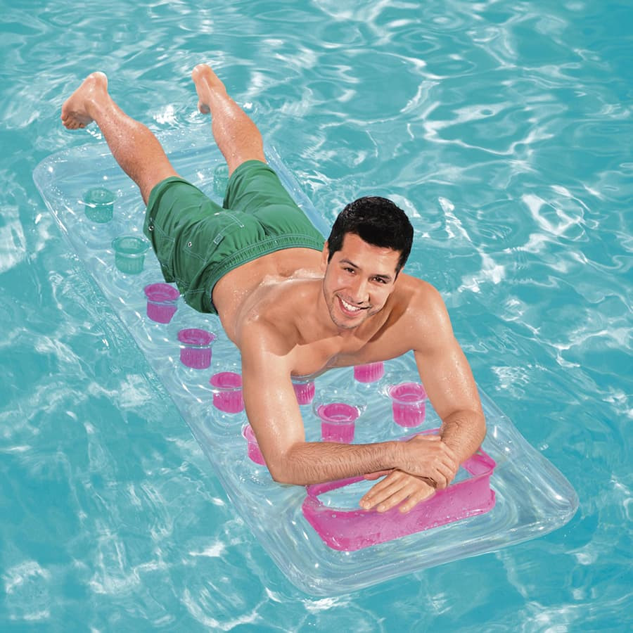 Matelas gonflable avec fenêtre transparente - 3 couleurs assortis 74