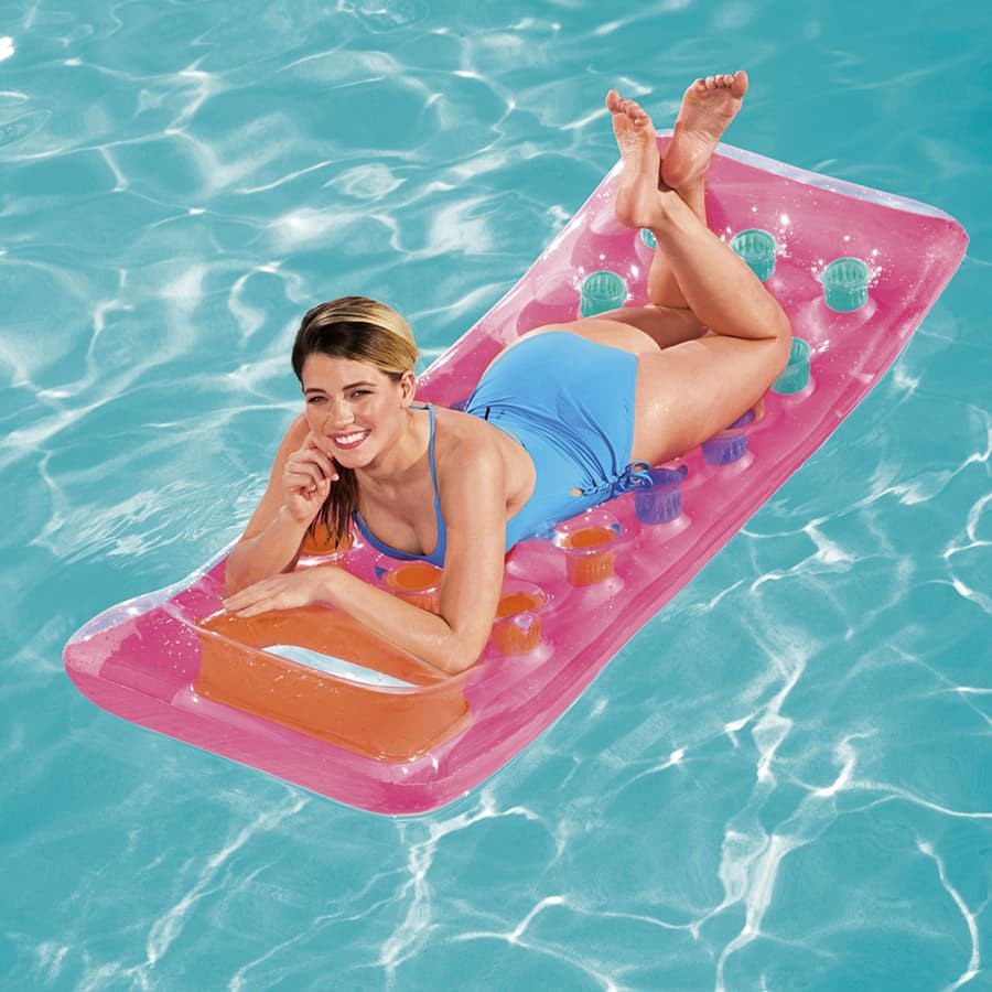 Matelas gonflable avec fenêtre transparente - 3 couleurs assortis 74