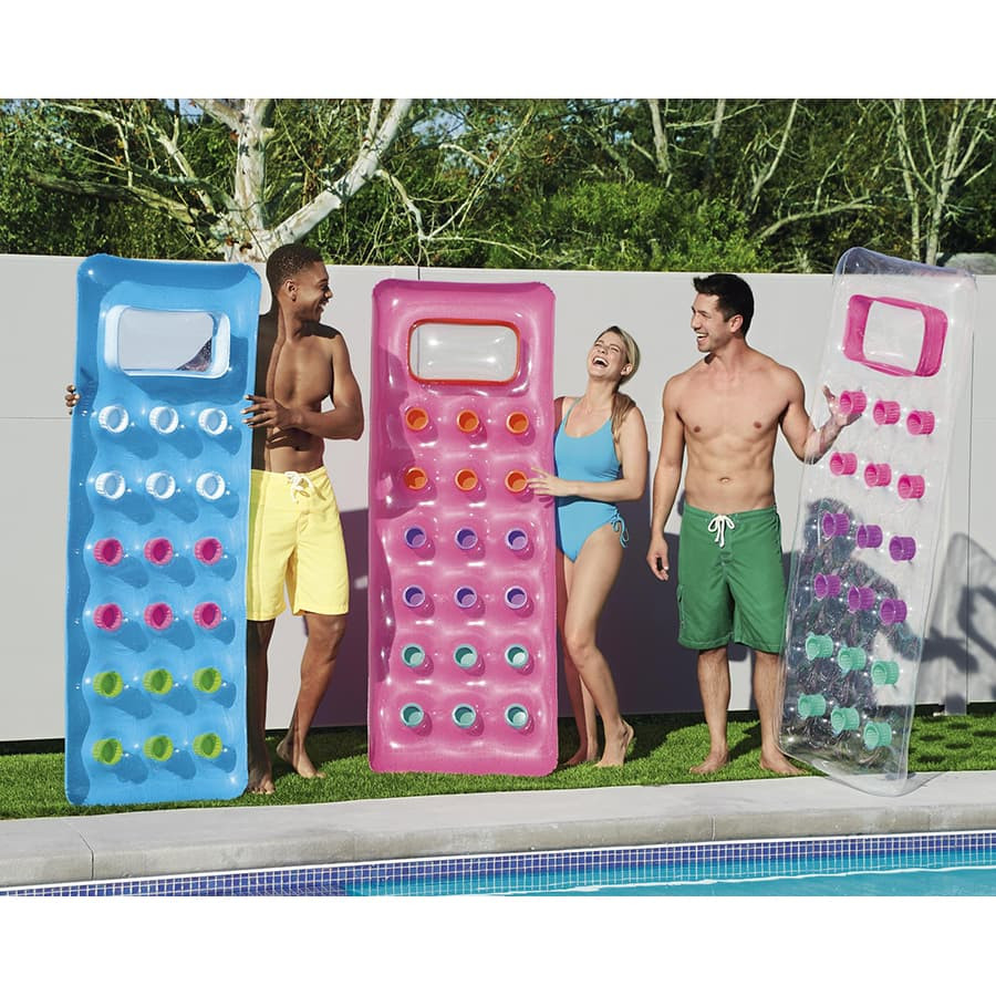 Matelas gonflable avec fenêtre transparente - 3 couleurs assortis 74