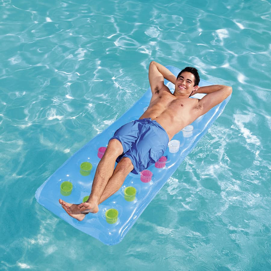 Matelas gonflable avec fenêtre transparente - 3 couleurs assortis 74