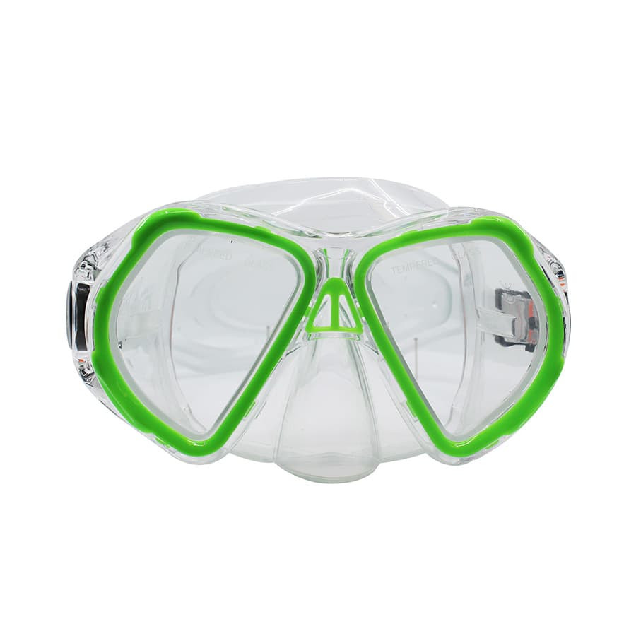 Masque de plongée Aruba pour enfant de Scaup - Lime