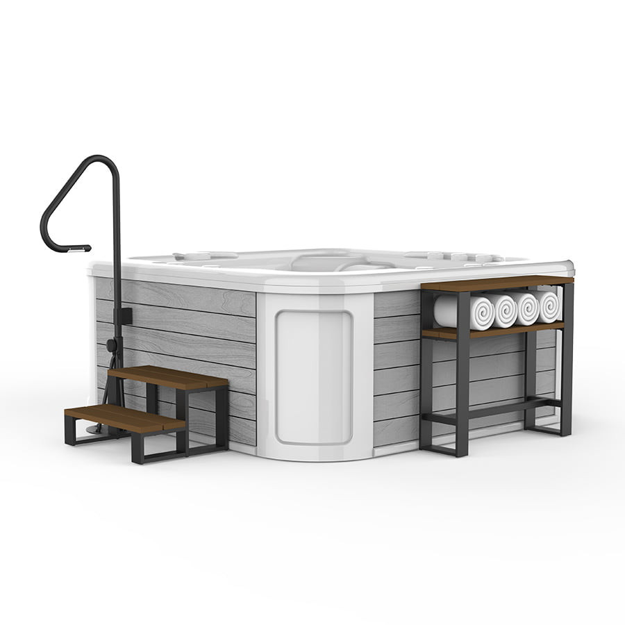 Hot tub handrail