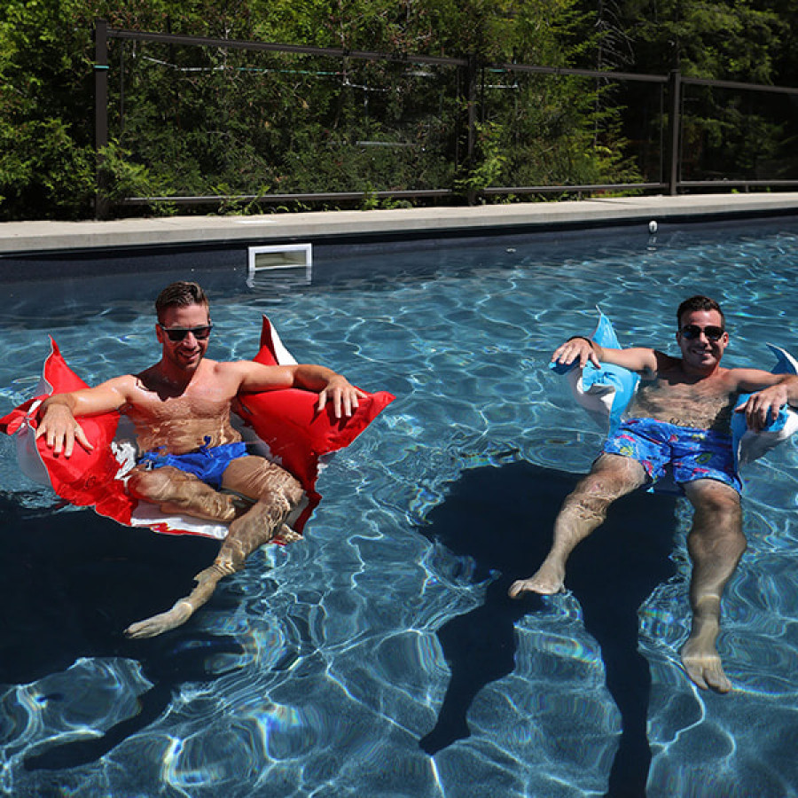 Pool Bean Bag - Hammock - Red
