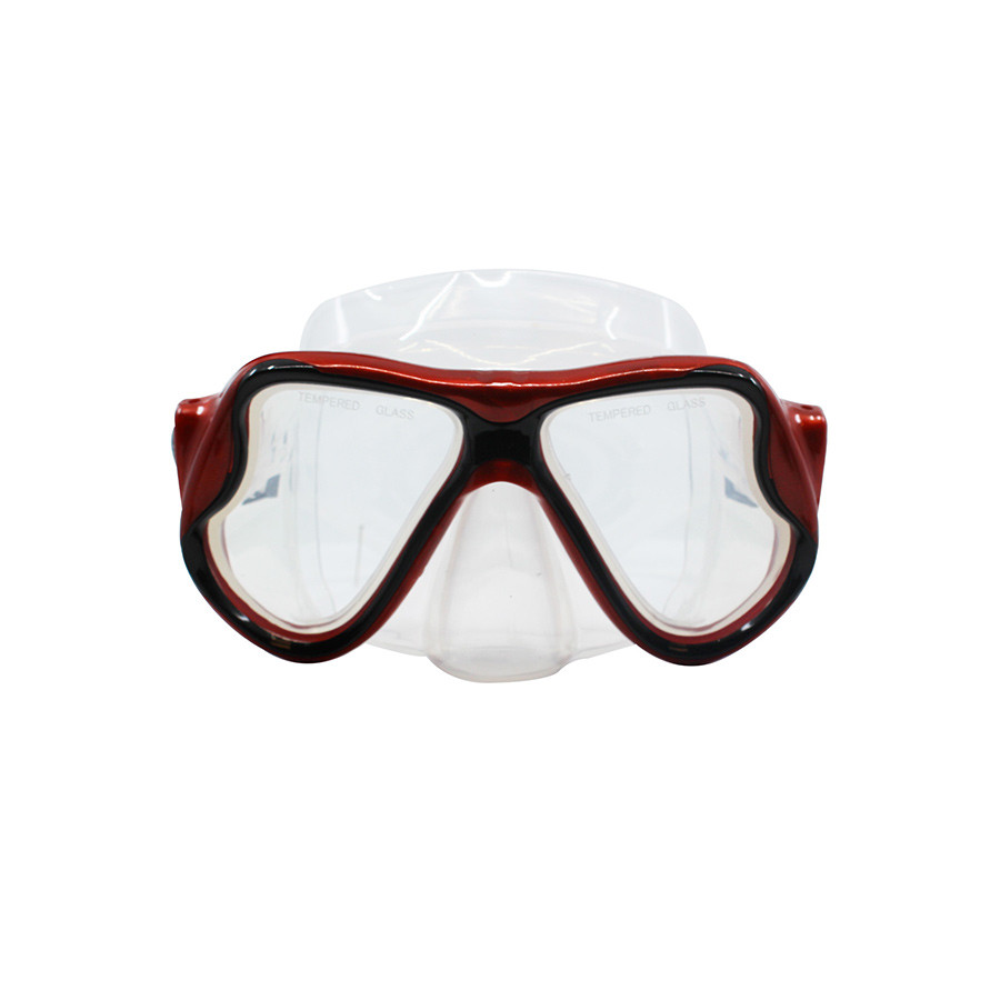 Masque de plongée Spectra pour adulte de Scaup - Rouge