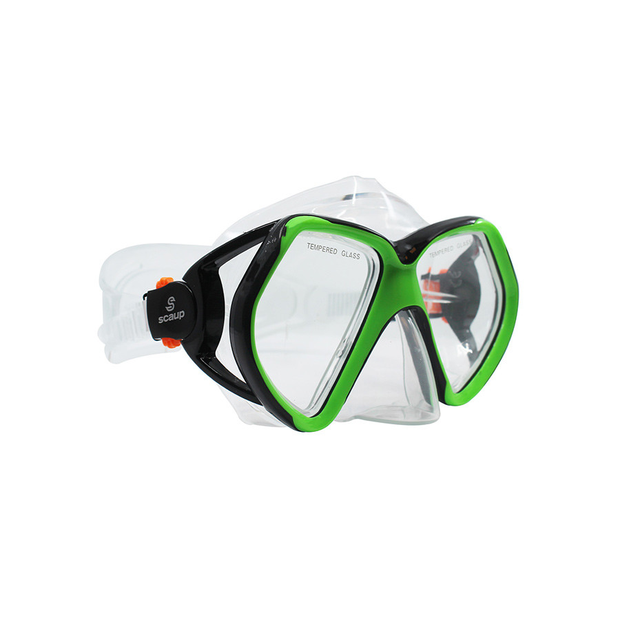 Masque de plongée Aquadux pour adulte de Scaup - Lime