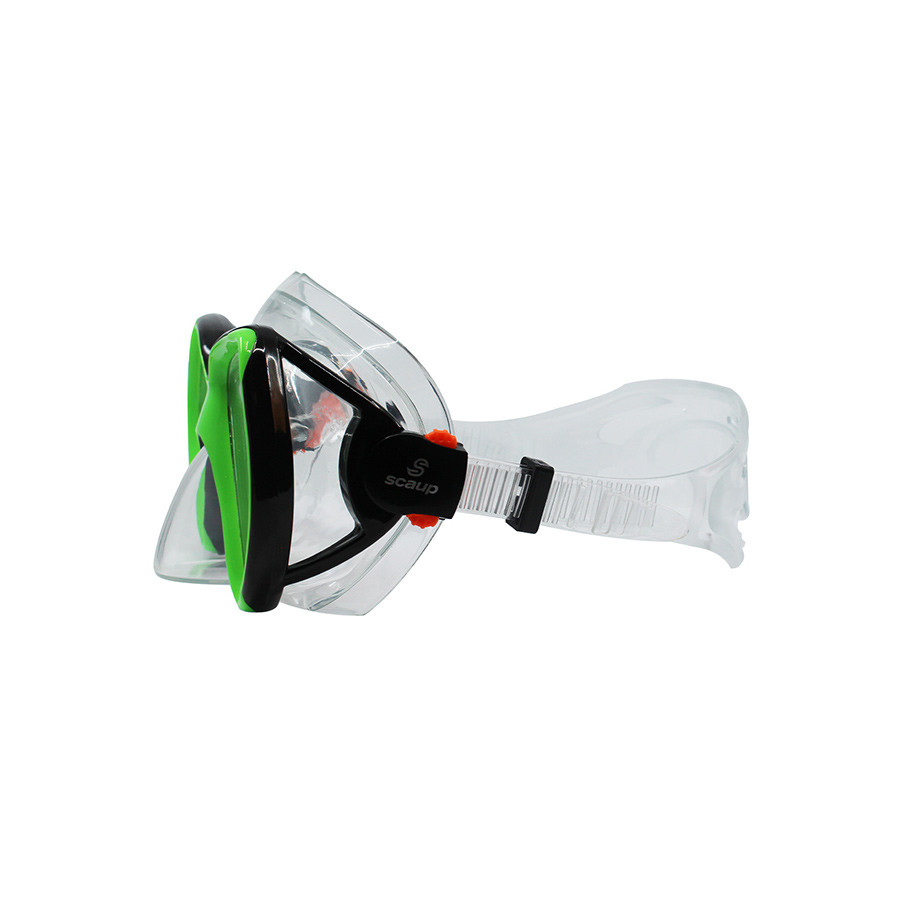 Masque de plongée Aquadux pour adulte de Scaup - Lime