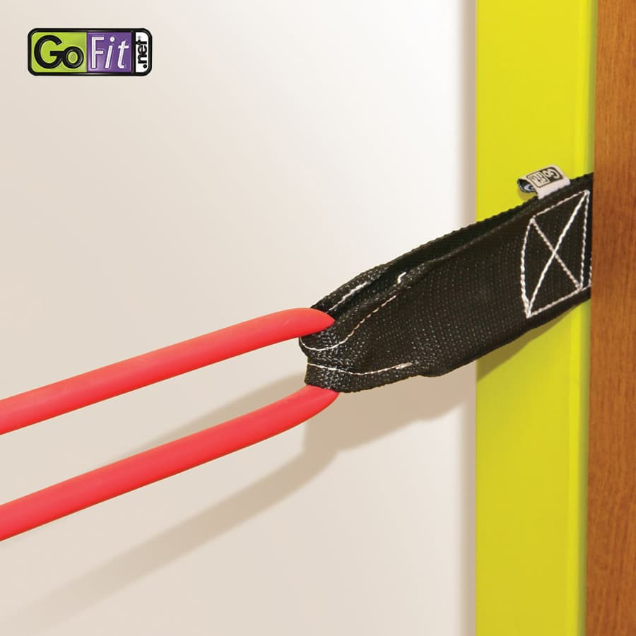 Door anchor for resistance tube