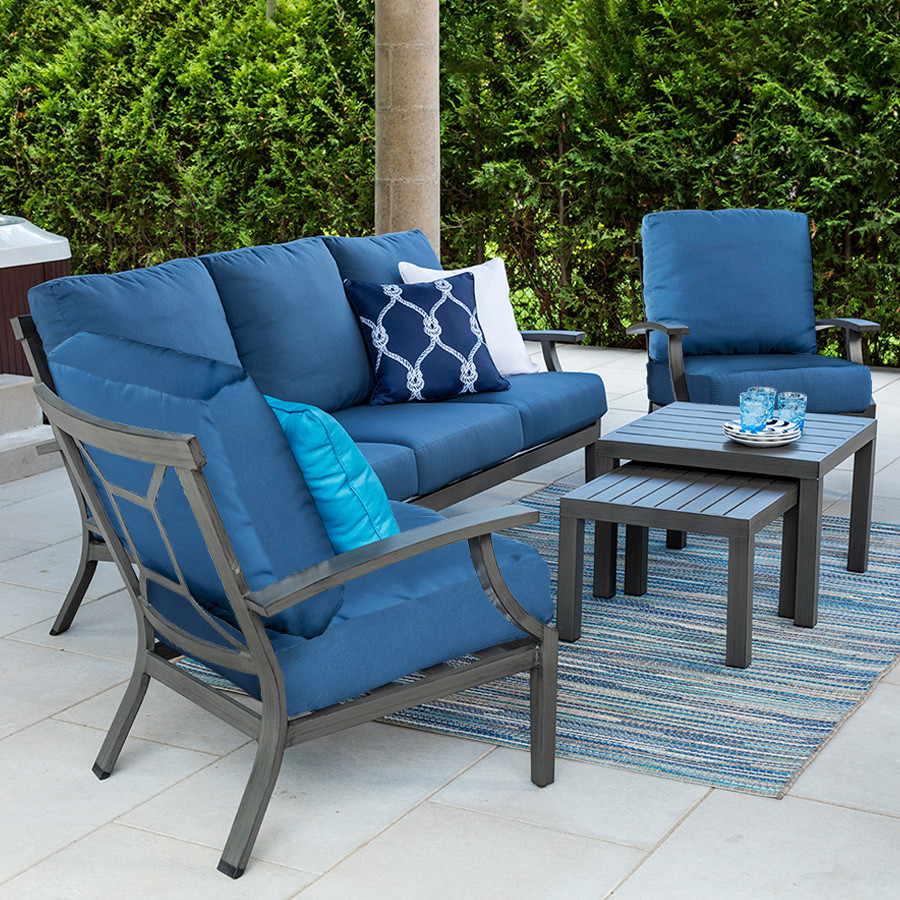 Montecristo armchair - Blue indigo