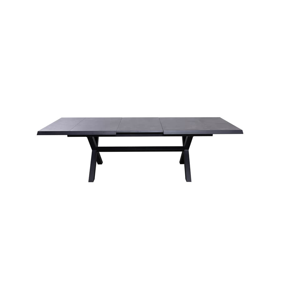 Iceland extensible table with “X” legs