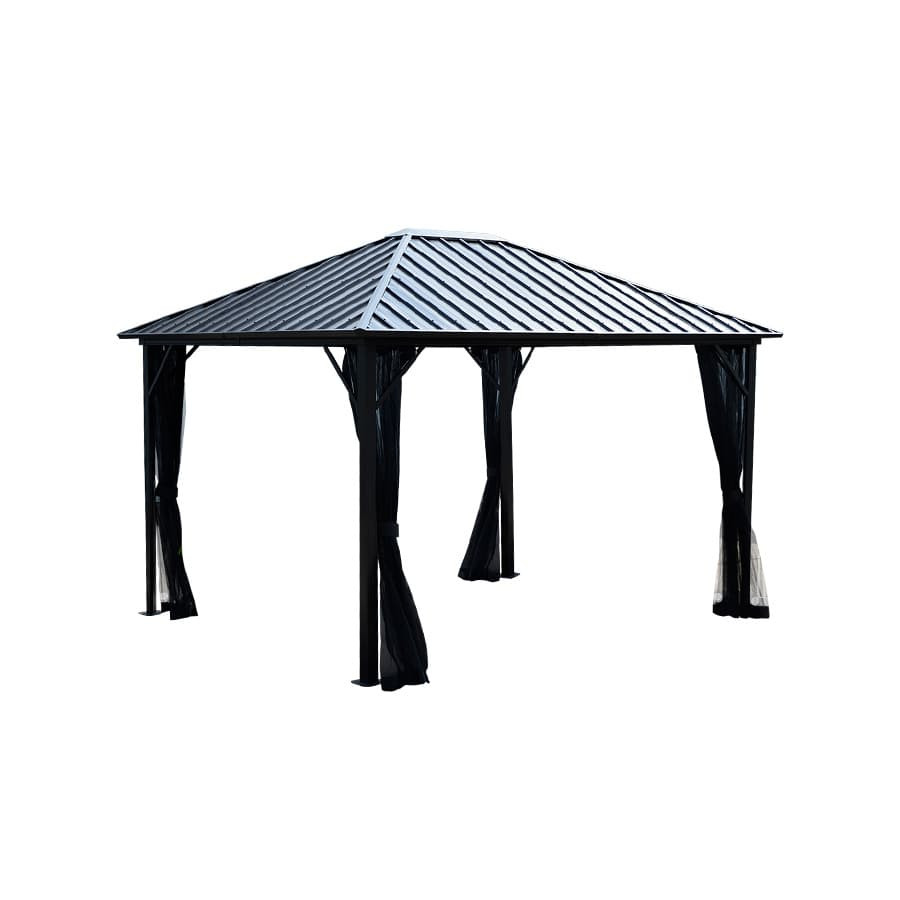 10' x 12' Brunello Gazebo - Anthracite