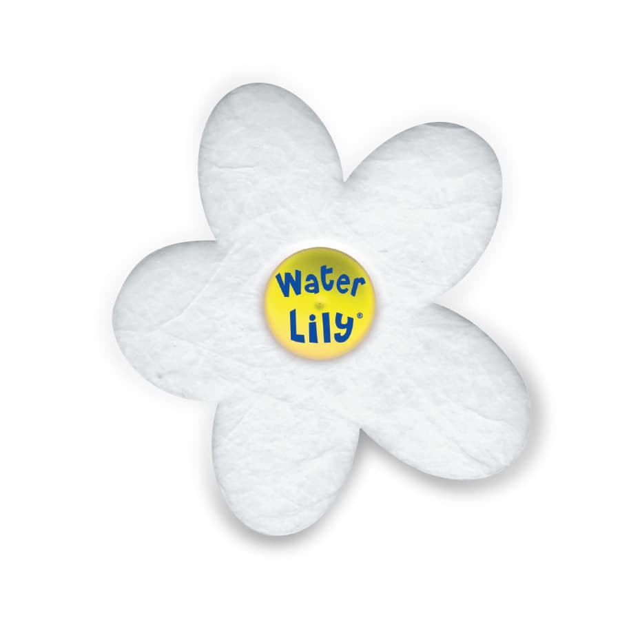 Water Lily grease and pollutant absorbent for pools and spas