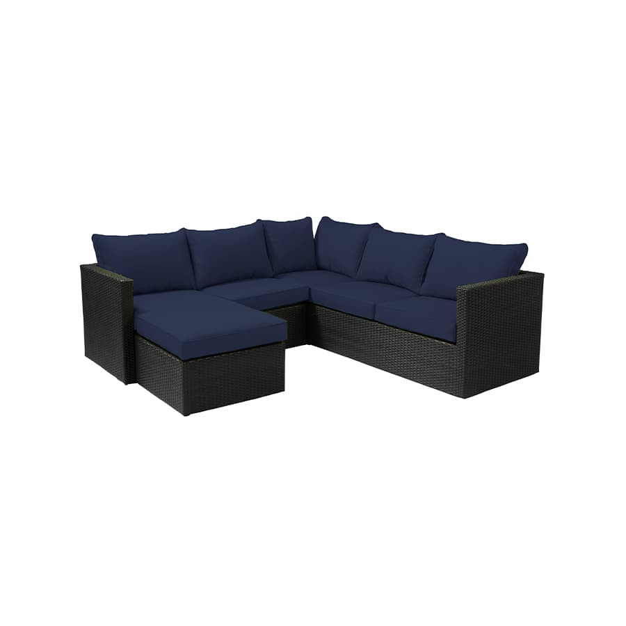 San Paolo sectional - Blue