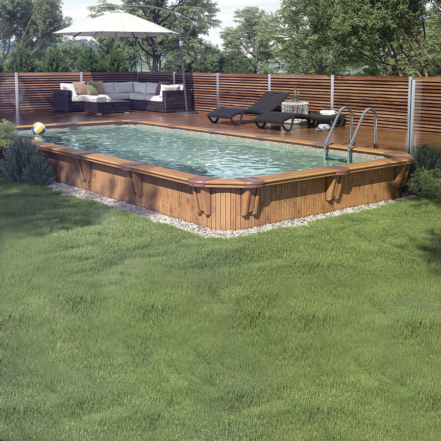 Piscine semi-creusée Samoa