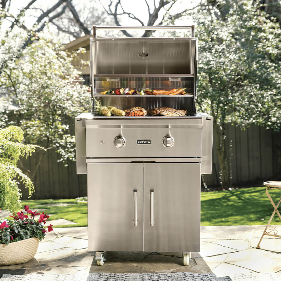 BBQ Coyote Serie-C de 28 po. sur chariot - Propane