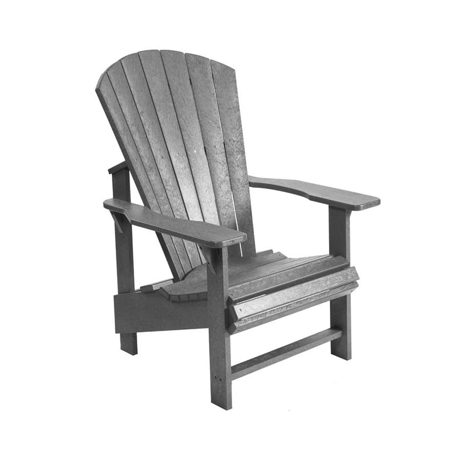 Upright Adirondack chair - Grey