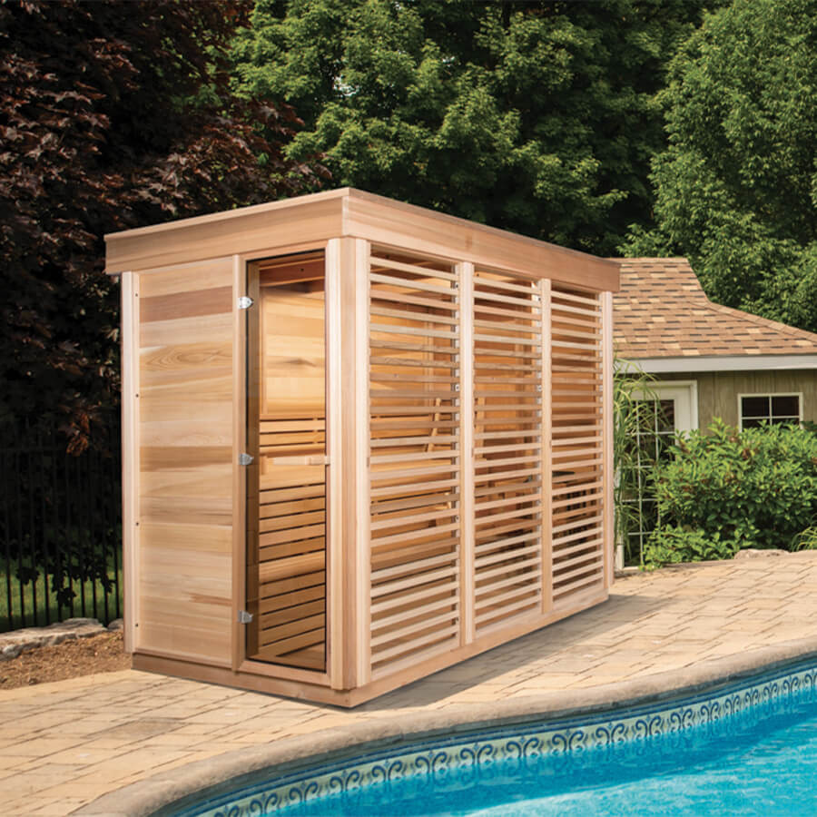 Sauna extérieur Pure Cübe CU580
