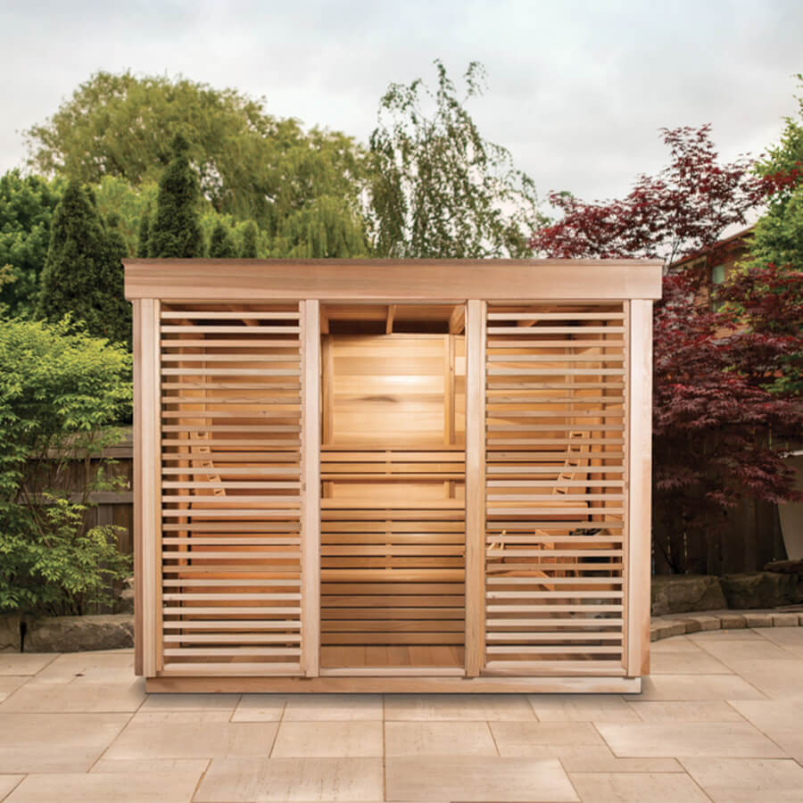 Sauna extérieur Pure Cübe CU580