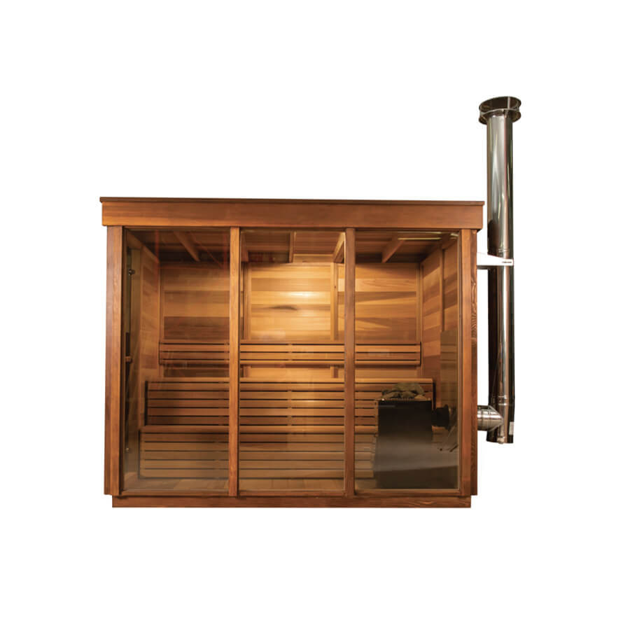 Sauna extérieur Pure Cübe CU580