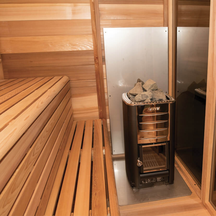 Sauna extérieur Pure Cübe CU580