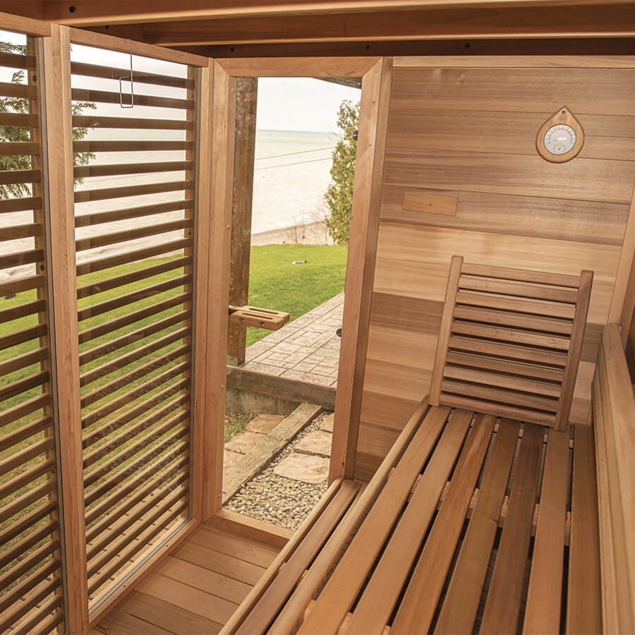 Sauna extérieur Pure Cübe CU580