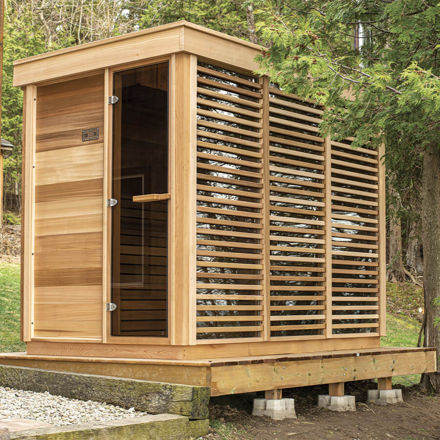 Sauna extérieur Pure Cübe CU580