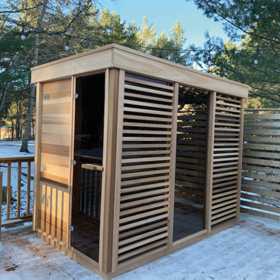 Sauna extérieur Pure Cübe CU580