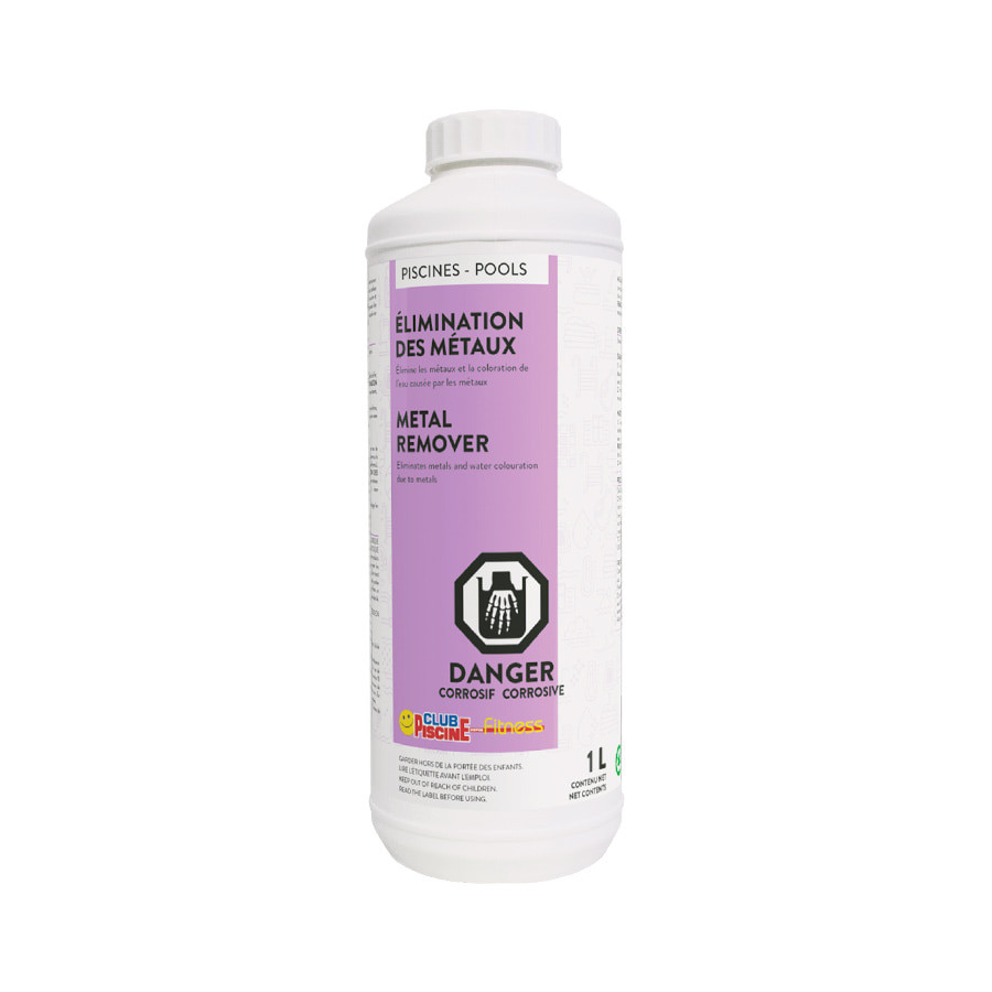 Élimination de métaux 1 litre