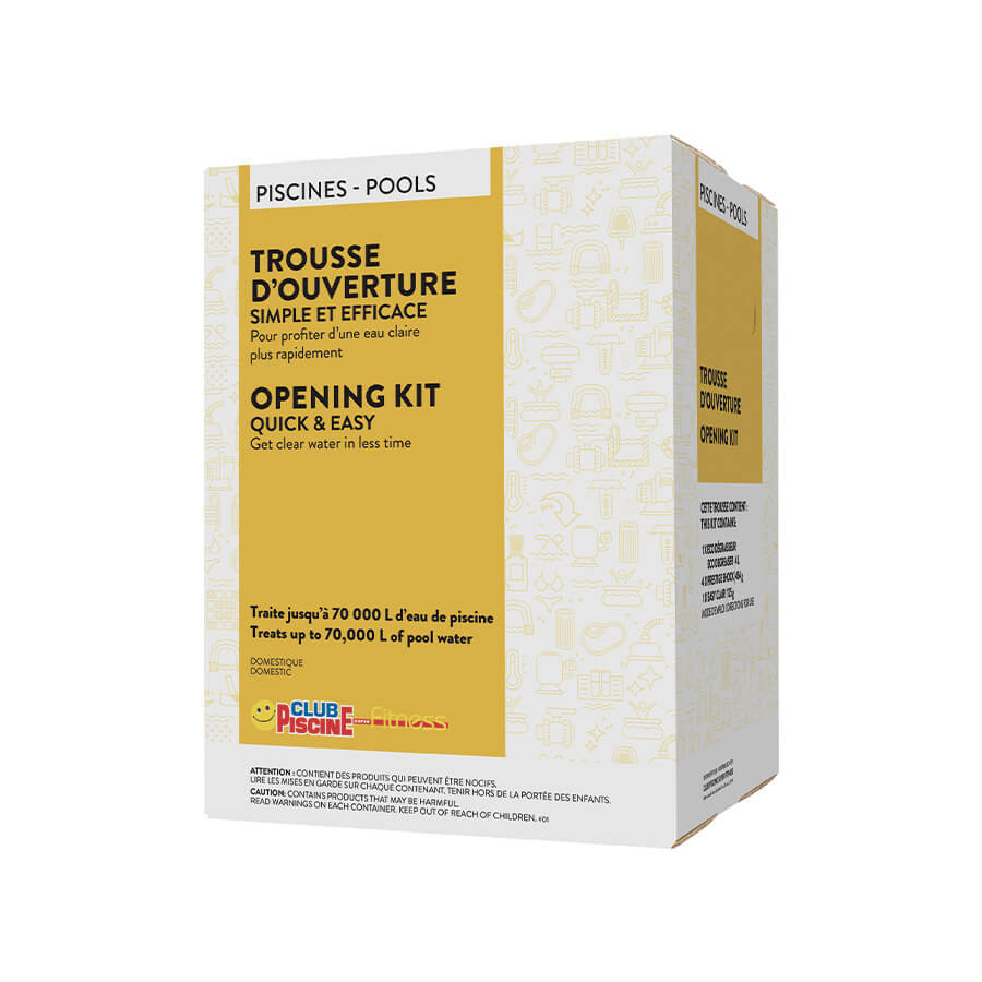 Trousse d'ouverture 70 000 litres