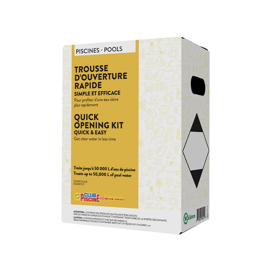 Trousse d'ouverture rapide 50 000 litres