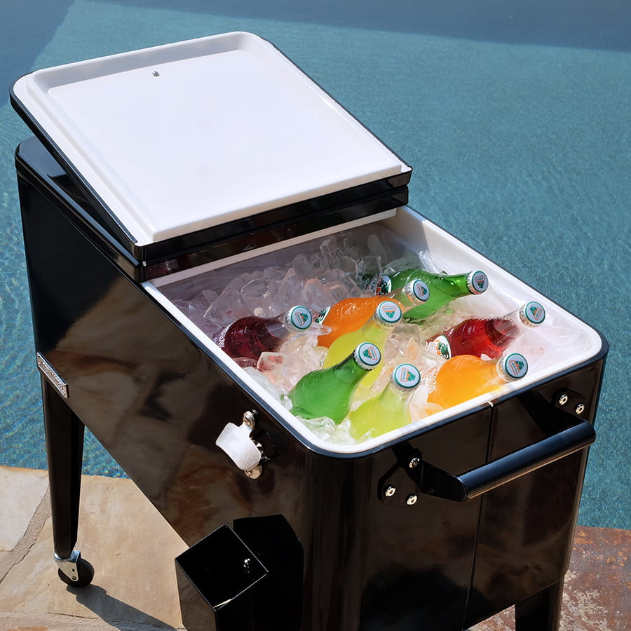 Glacière de patio colorée - Noir