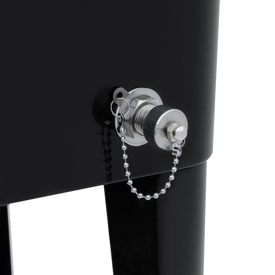 Glacière de patio colorée - Noir