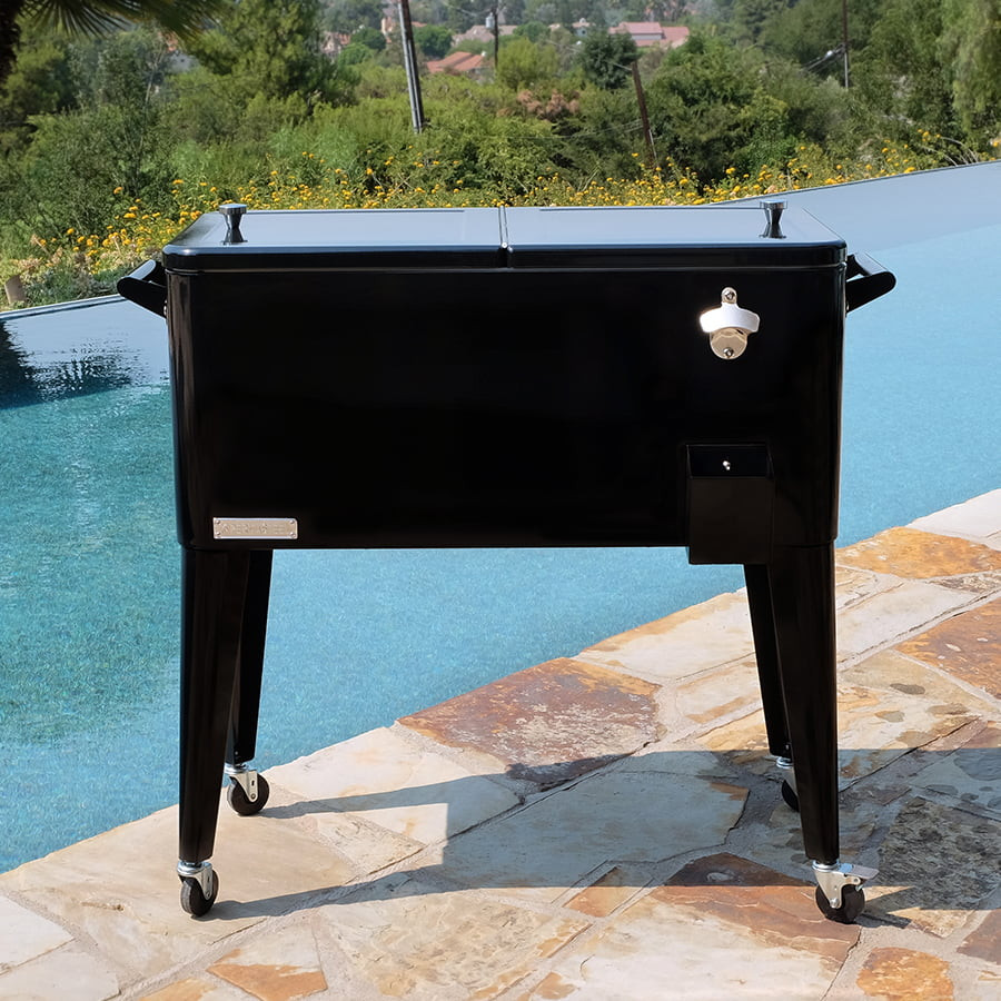 Glacière de patio colorée - Noir